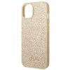 Guess GUHCP14MHGGSHD iPhone 14 Plus / 15 Plus 6.7 złoty/gold hard case Glitter Script